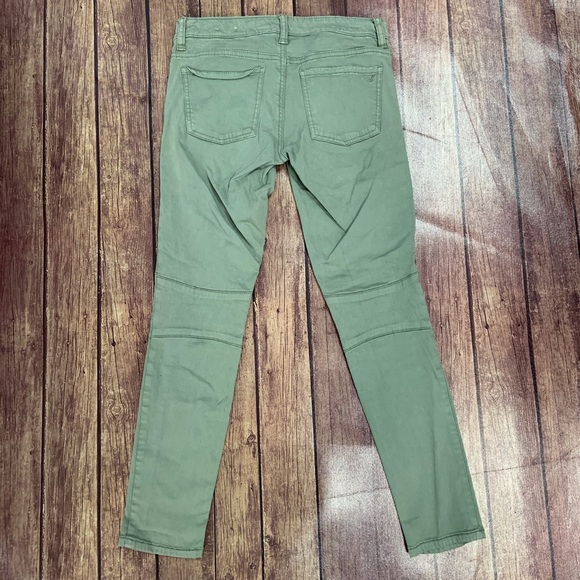 American Eagle Olive Green Ankle Jeggings - Picture 6 of 6